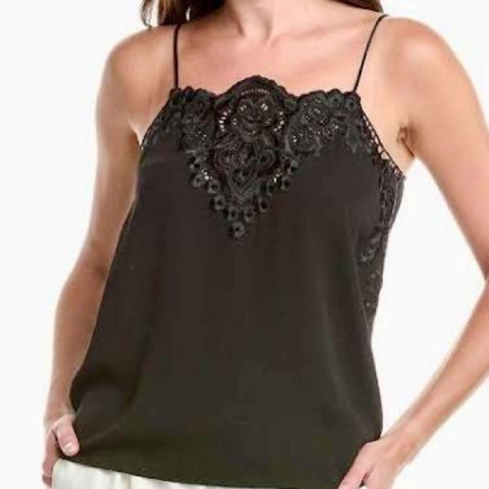 Cabi #6533 Black Baroque Cami